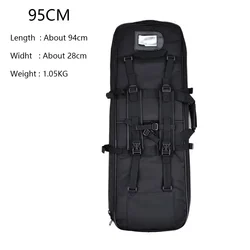 Funda transporte rifle táctica doble compartimento exterior