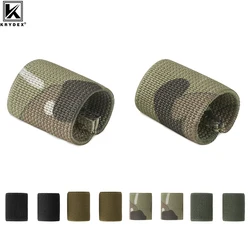 KRYDEX-Correa de bucle elástico para mochila, organizador de correas para chaleco, aparejo de pecho, accesorios de caza, 2 piezas, 1 pulgada