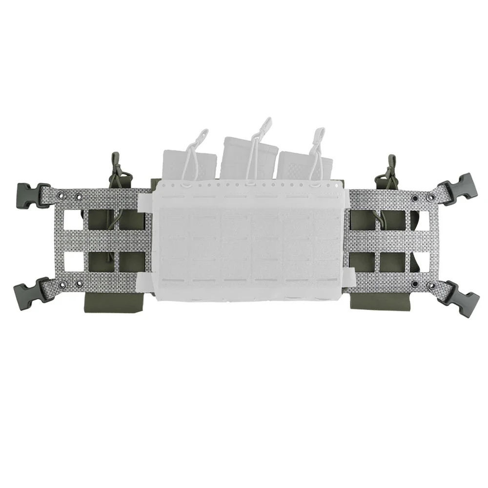 Tablero colgante de carga MOLLE multifuncional, bolsa de herramientas tácticas, aparejo de pecho montado en el chasis, chaleco de caza, expansión táctica, MK4 - imagen 5