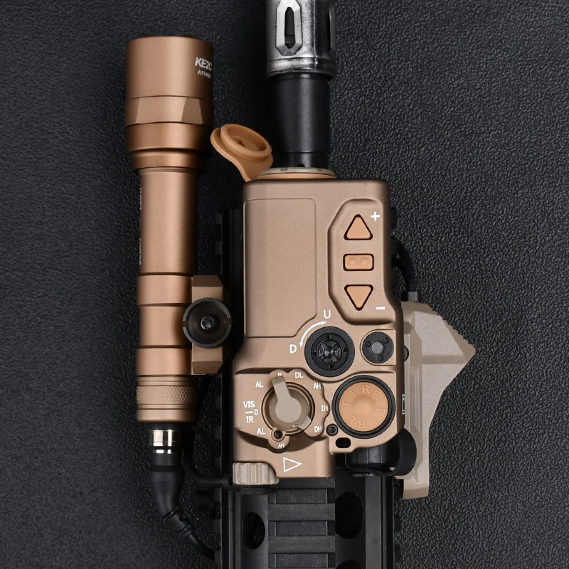 Táctico todo Metal Raid X punto rojo verde azul IR láser Surefir M300A M600U linterna táctica de luz de explorador y interruptor remoto AXON - imagen 3