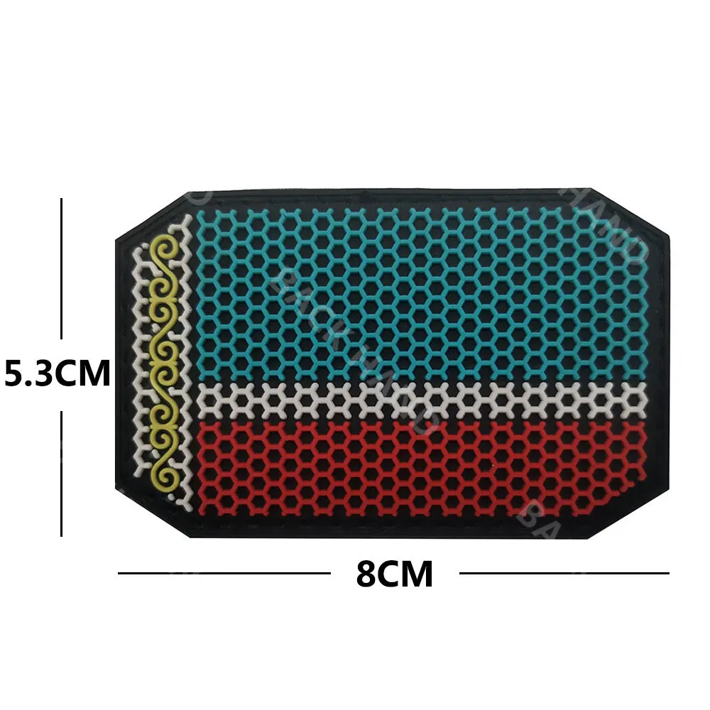 Parche bordado de PVC para ropa, insignias tácticas, emblema, parches de gancho, mochila, pegatinas militares, insignia de moral - imagen 5
