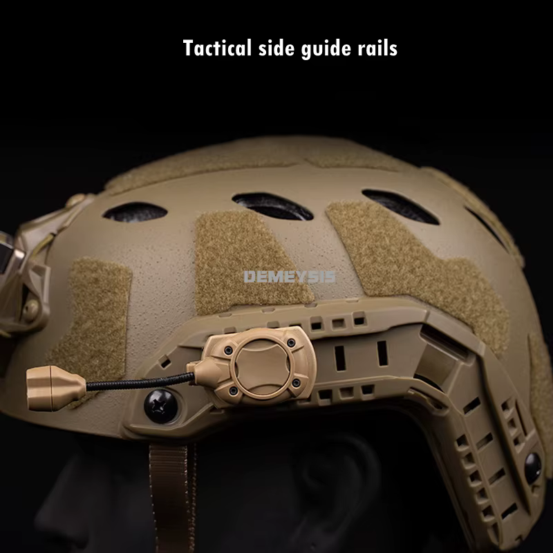 Riel guía lateral para casco táctico - Montaje rápido Airsoft - imagen 2