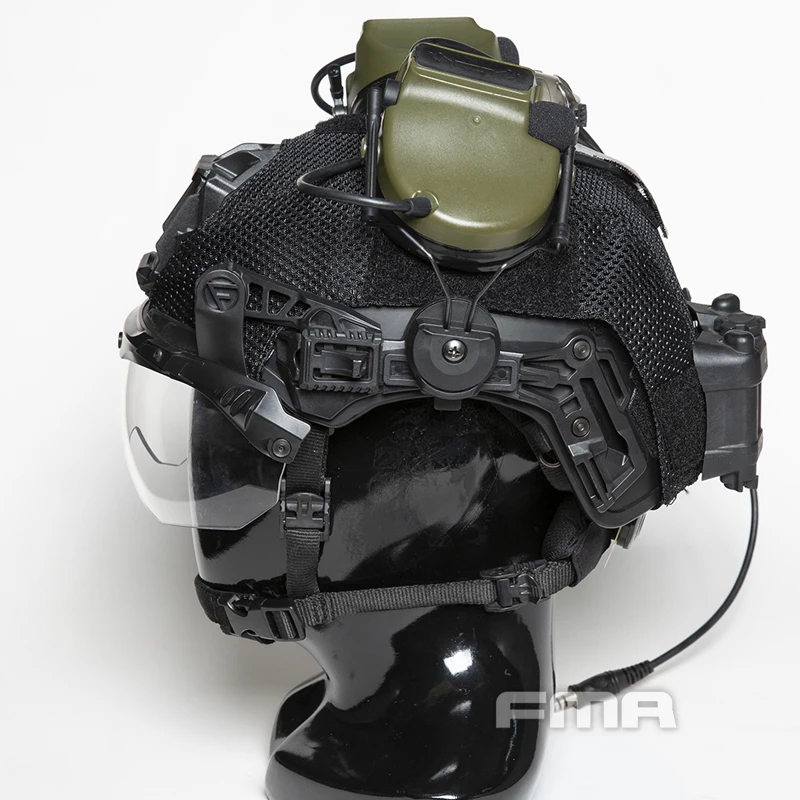 FMA-Casco táctico Wendy EX 3,0 TW Team Comtac, auriculares, soporte de hebilla, adaptador de riel Airsoft, accesorios para casco de caza TB1436A - imagen 4