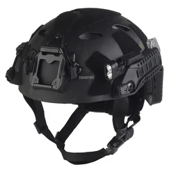 Casco táctico Modular ARC Rail con luz LED señal – Airsoft combate