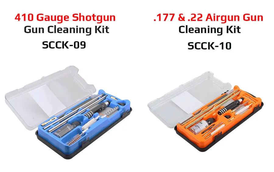 Kit de limpieza multicalibre VeWar en estuche ABS