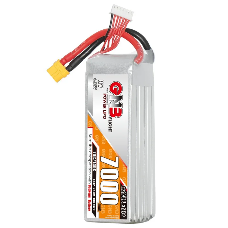 Batería LiPo Original GNB 6S 22,8 V 7000mAh 10 pulgadas Xclass FPV 1/7 1/8 vehículos a escala FMS EDF Jets y 3D Plane 22,8 V batería - imagen 4