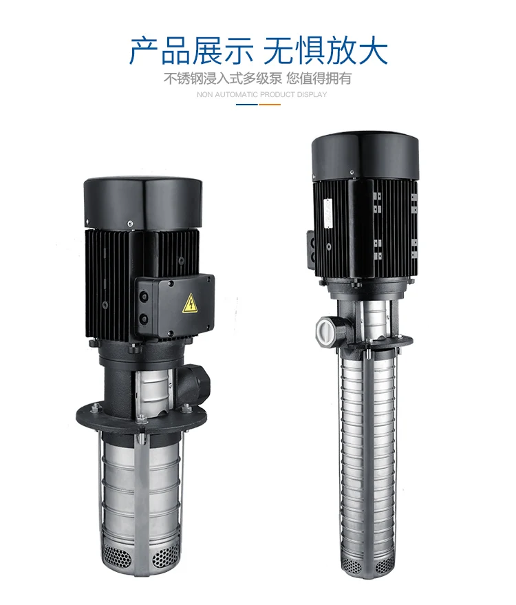Equipo de limpieza industrial de bomba sumergida de múltiples etapas de inmersión de acero inoxidable 8-20/30/40/50/60 - imagen 4