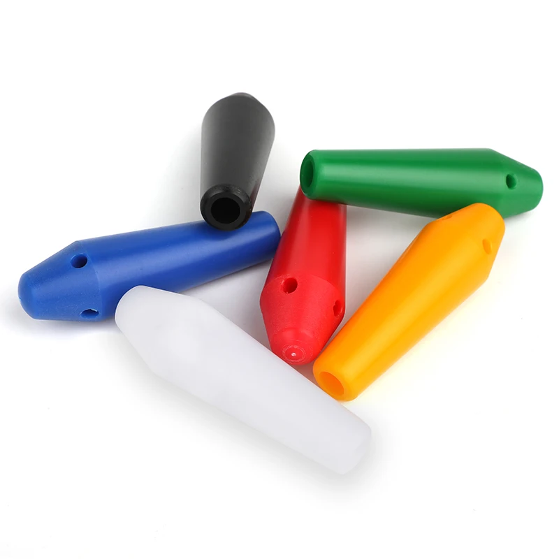 6/12 Uds puntas anchas de tiro con arco puntas de flechas de silbato de nailon para eje de flecha OD 7mm práctica de entrenamiento de tiro punto objetivo - imagen 3