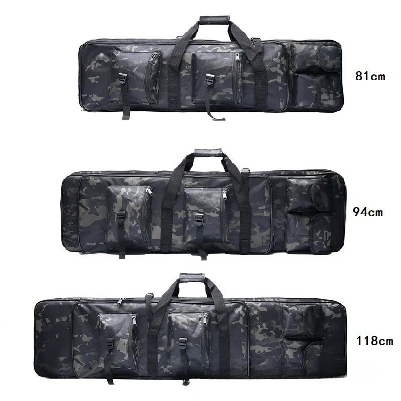81 94 118 cm equipo de caza bolsa de arma táctica Multicam Camo bolsa Molle al aire libre tiro Airsoft Rifle arma llevar bolso de hombro - imagen 2