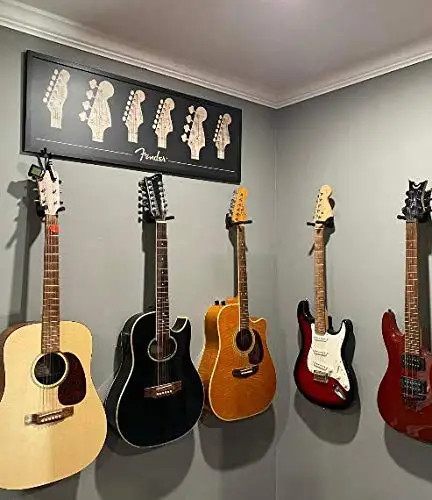 Gancho de montaje en pared para Airsoft, soporte de suspensión para Rifle, escopeta, guitarra, violín, basses o bate de béisbol, etc. - imagen 4