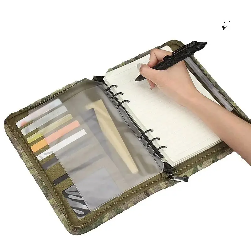 Libro táctico Bloc de notas al aire libre Cubierta de diario de camuflaje