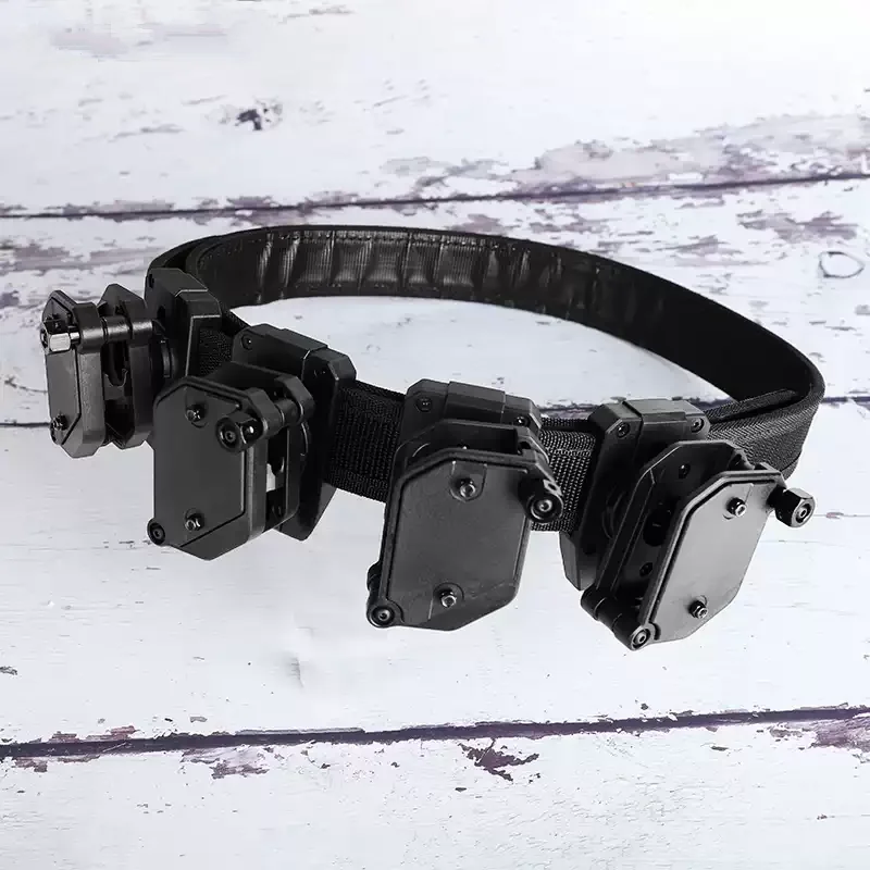 Cinturón atlético IPSC de doble capa de 1,5 pulgadas + bolsa magnética de liberación rápida giratoria multiángulo para 1911/G17/HI-CAPA/PX4/XDM - imagen 5