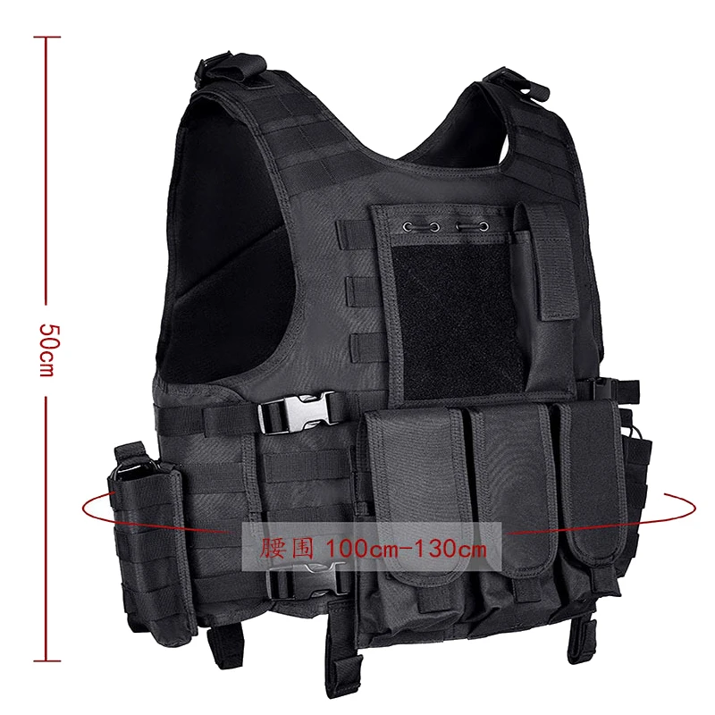 Chaleco multifuncional con hebilla de camuflaje para exteriores, equipo de combate de caza, equipo de campo anfibio - imagen 2