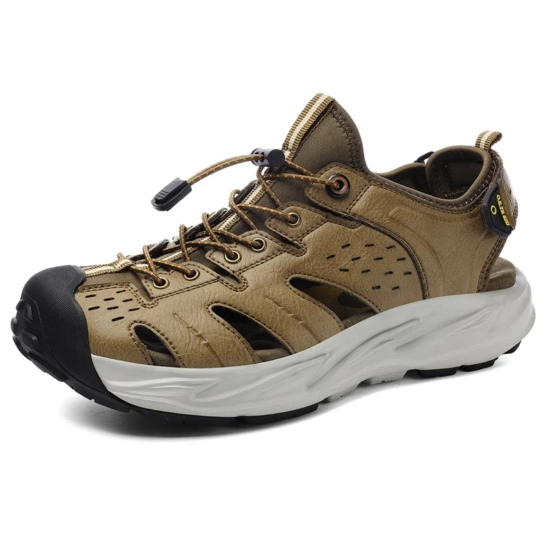 O.Z.TESHI-Zapatillas deportivas de malla transpirable para hombre, zapatos de agua de secado rápido para caminar y pescar, Trekking al aire libre - imagen 5