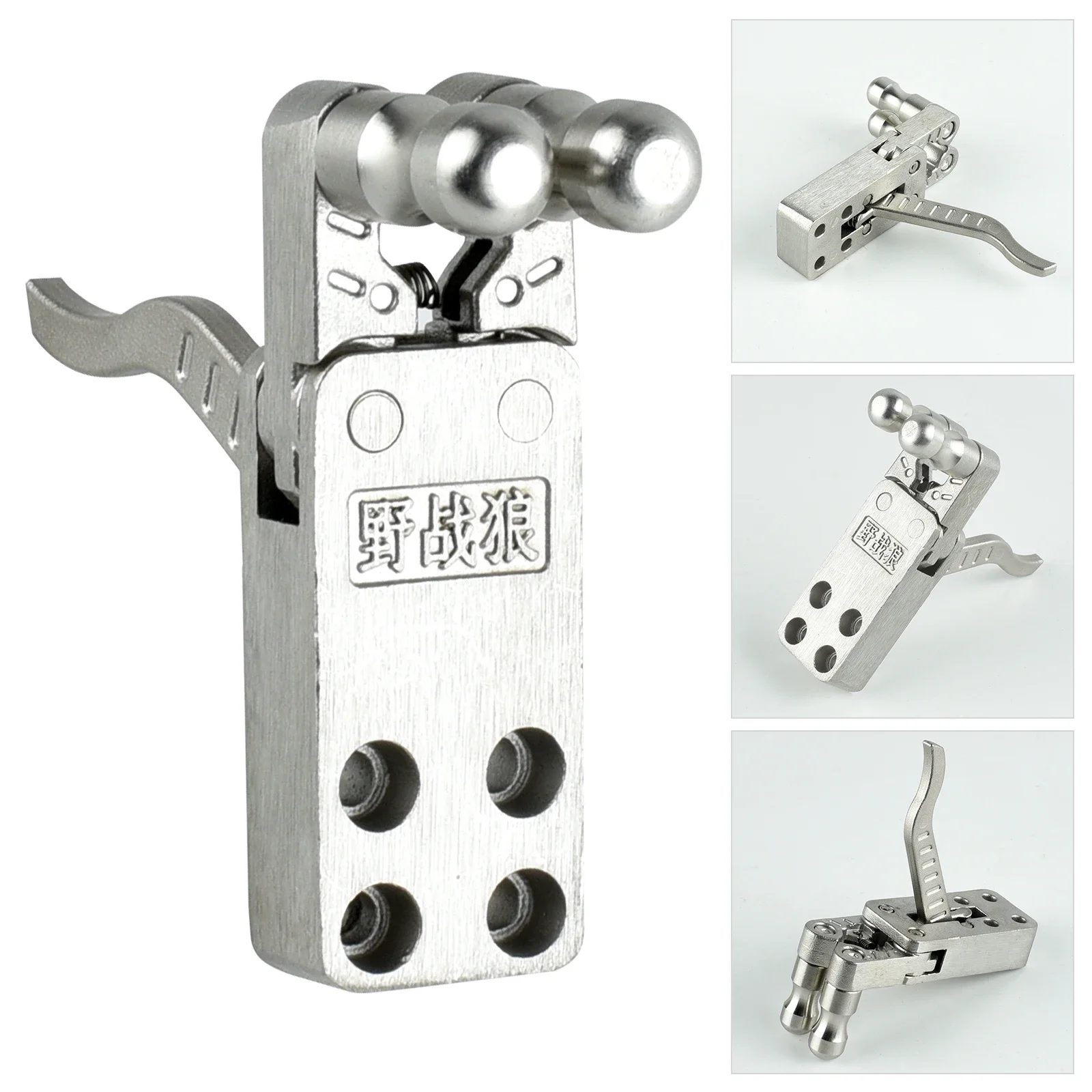 Rifle de tirachinas de caza, puerta de arco frontal, dispositivo de liberación de pistola de arco DIY, catapulta de alta velocidad, potentes accesorios compuestos de resorte - imagen 4