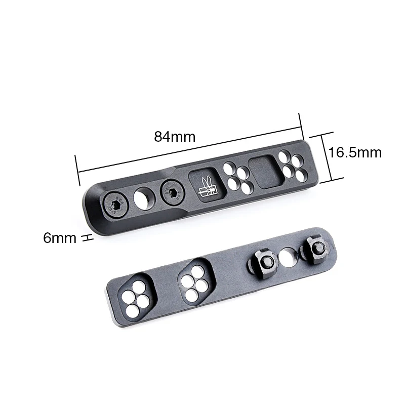 Equipo táctico M300 M600, Base de montaje para linterna, soporte Vertical de Metal negro, soporte para linterna libélula, accesorios tácticos - imagen 2