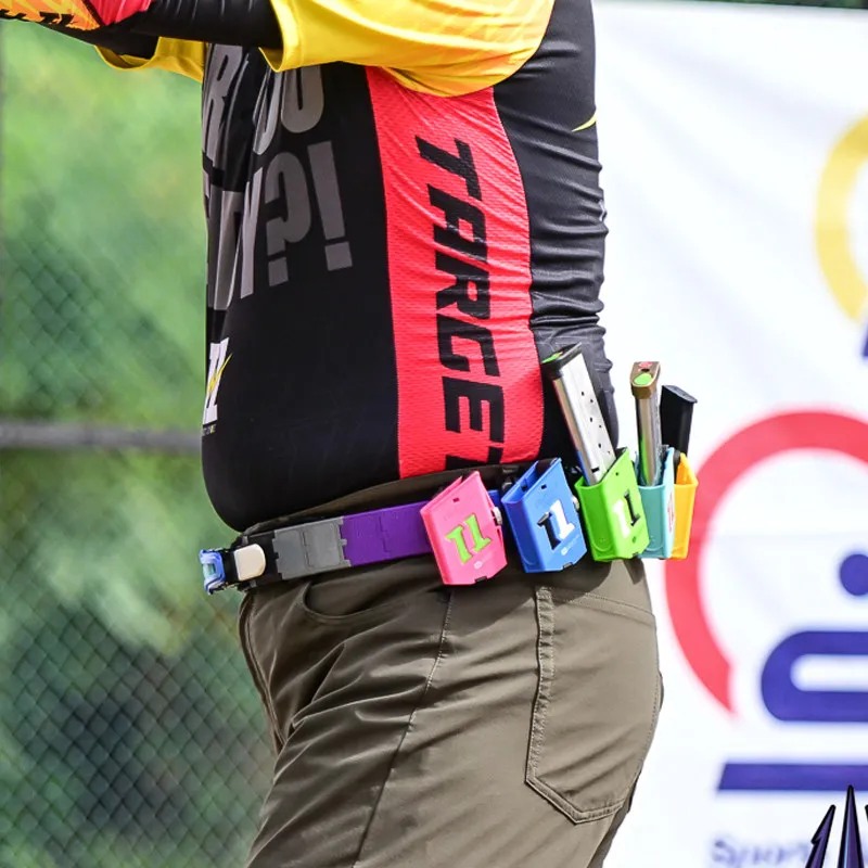Cinturón IPSC, bolsa para revistas de extracción rápida con rotación multiángulo/ambos mano izquierda/derecha, tiro competitivo universal IDPA - imagen 3