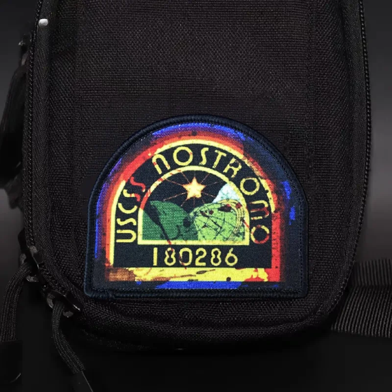 USCSS NOSTROMO parche táctico estampado insignia de moral militar gancho y bucle mochila ropa accesorios decorativos brazalete pegatinas