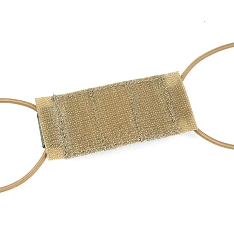 Casco táctico para deportes al aire libre, cordón NVG, tablero de almacenamiento de batería elástico, bolsa, dispositivo de visión nocturna, banda de correa fija - imagen 3