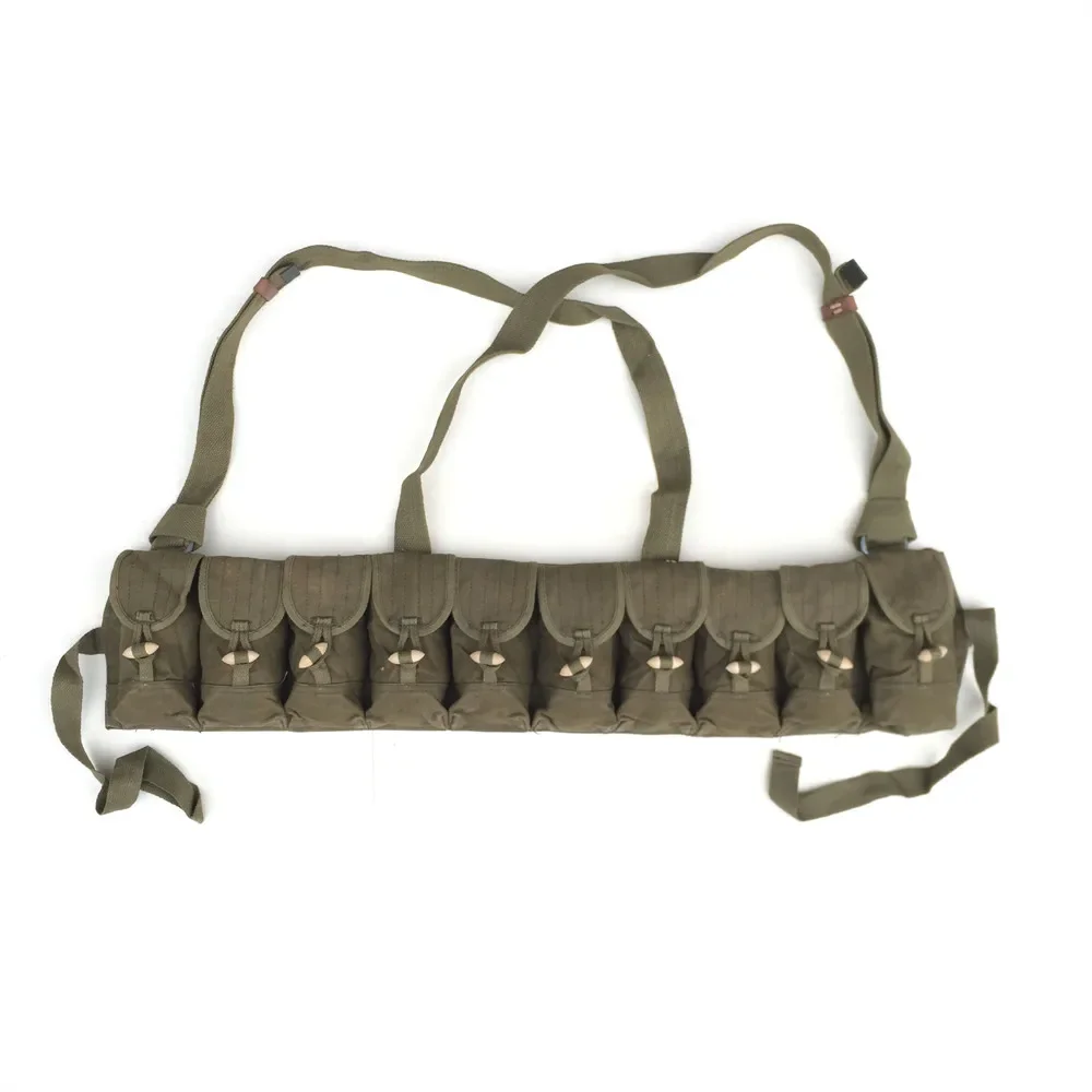 Bolsa de carga semiautomática WWII WW2 56, bolsa de almacenamiento de equipo de soldado, Kit de equipo Retro para exteriores