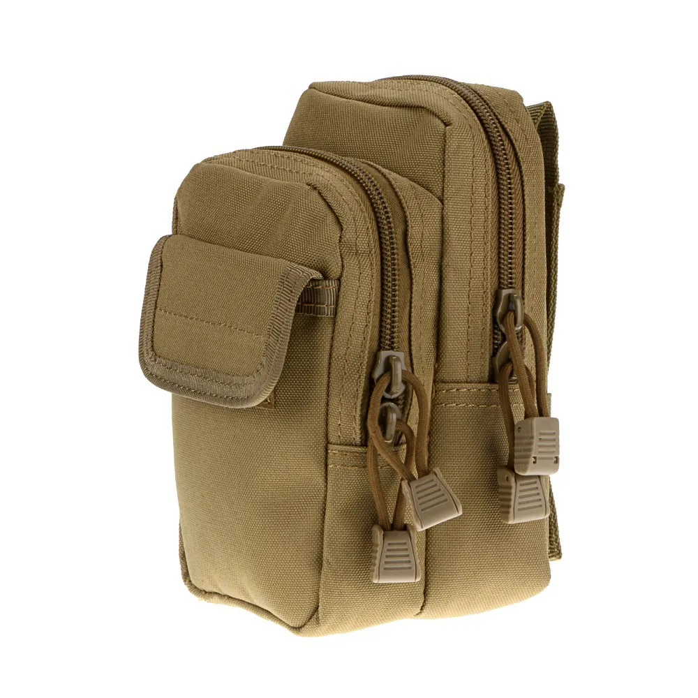 Bolsa táctica de nailon para exteriores, Molle, cintura militar, ciclismo, bolsa para teléfono para hombres, Camping, caza, riñonera táctica, monederos de equipo EDC - imagen 3