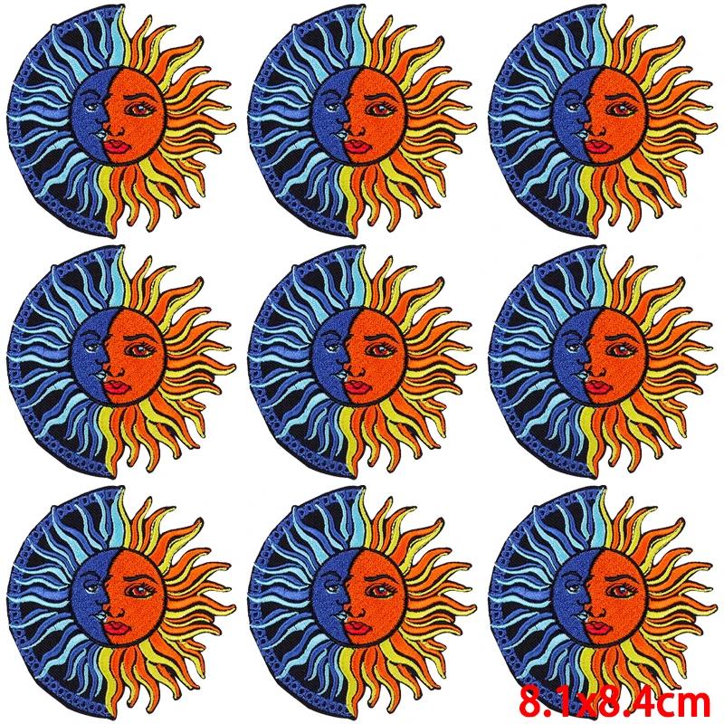 Parche para planchar al aire libre, parches bordados de naturaleza para ropa, insignias para ropa de Camping, 10 unidades por lote - imagen 3