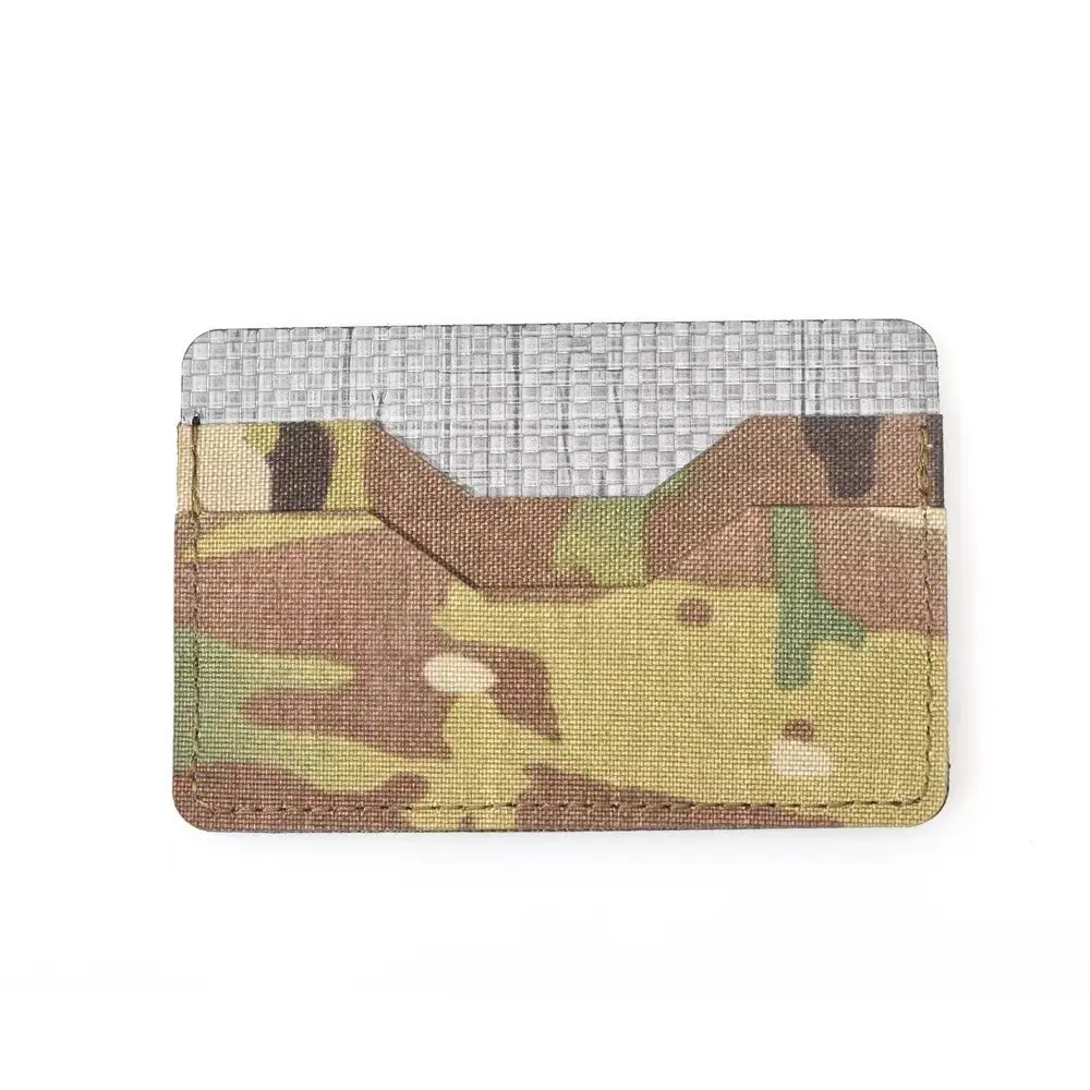 Estuche táctico para tarjetas de identificación, bolsa portátil para tarjetas de crédito, bolsa pequeña con Clip - imagen 5