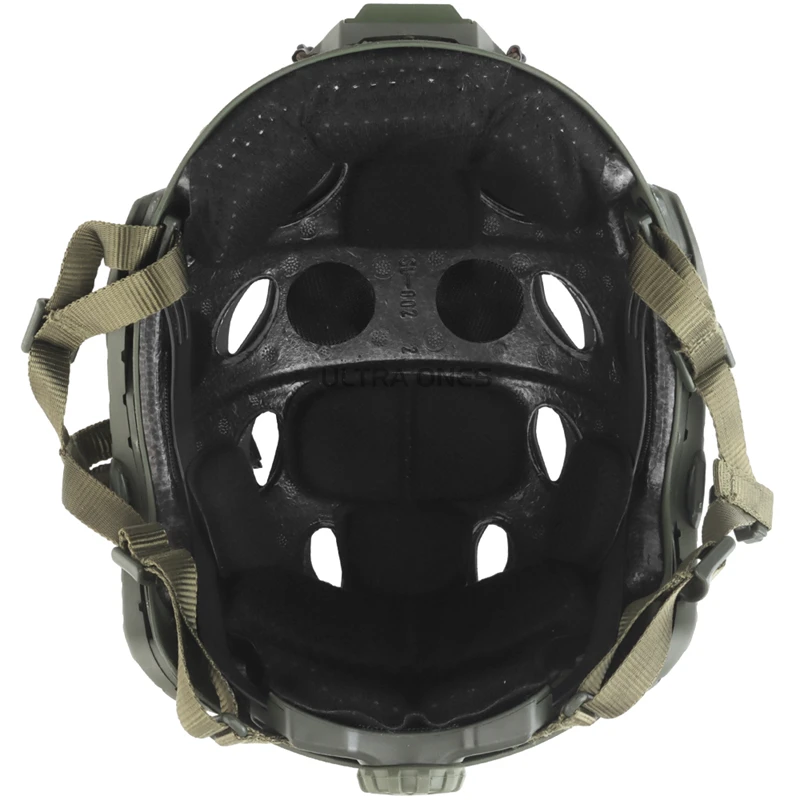 Cascos Airsoft CS, sistema de suspensión ajustable, correa para la barbilla, cascos tácticos FAST SF, caza al aire libre, tiro, casco medio cubierto - imagen 4