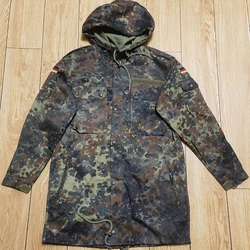 Gabardina M35 alemana de camuflaje – Chaqueta larga antiviento
