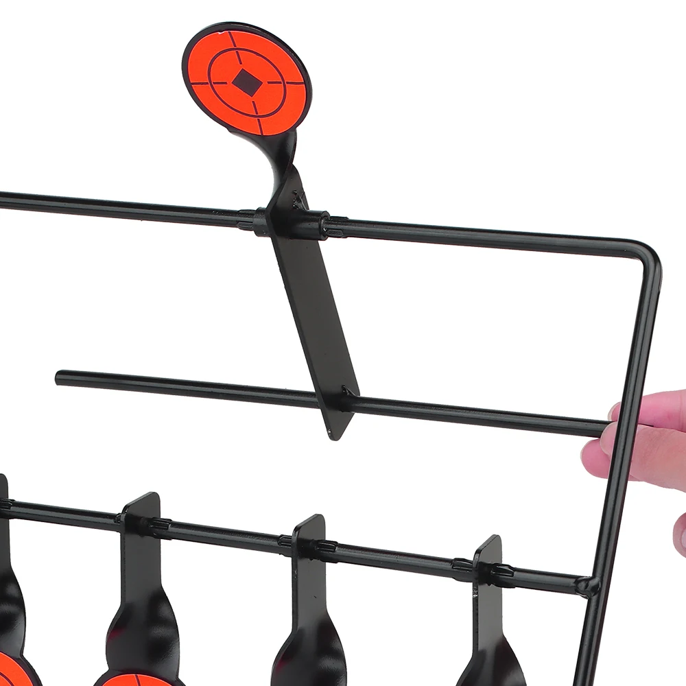 Objetivo de reajuste de pistola de aire de Pellet BB, nominal para calibre 22/.177, objetivo de Reajuste automático de Metal - imagen 5