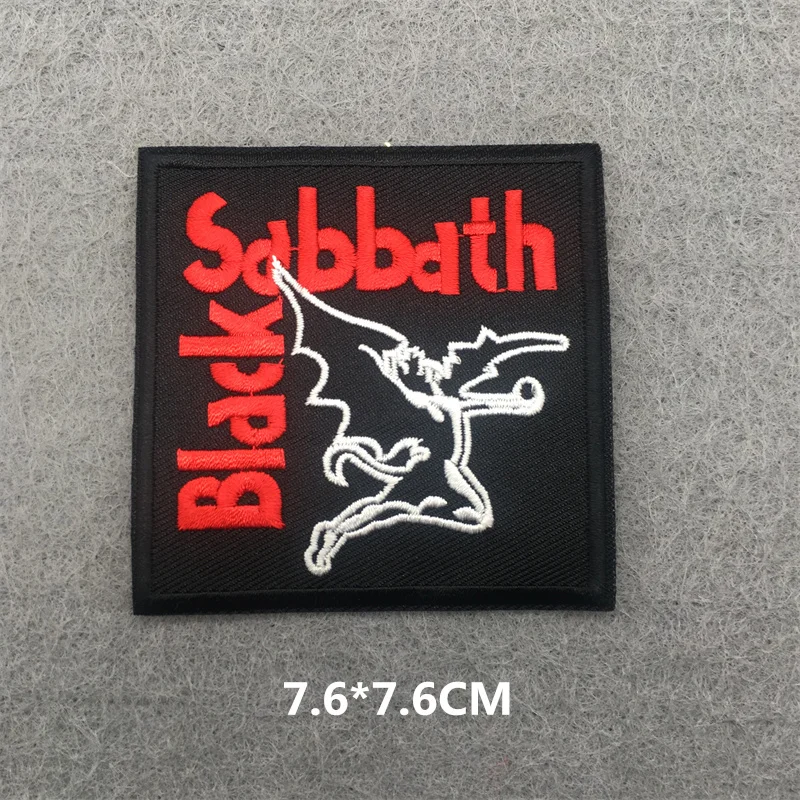 Parches bordados musicales para ropa, banda de ROCK, parches para planchar, pegatinas para ropa, apliques DIY, chaqueta PUNK NO DEAD, rayas - imagen 3