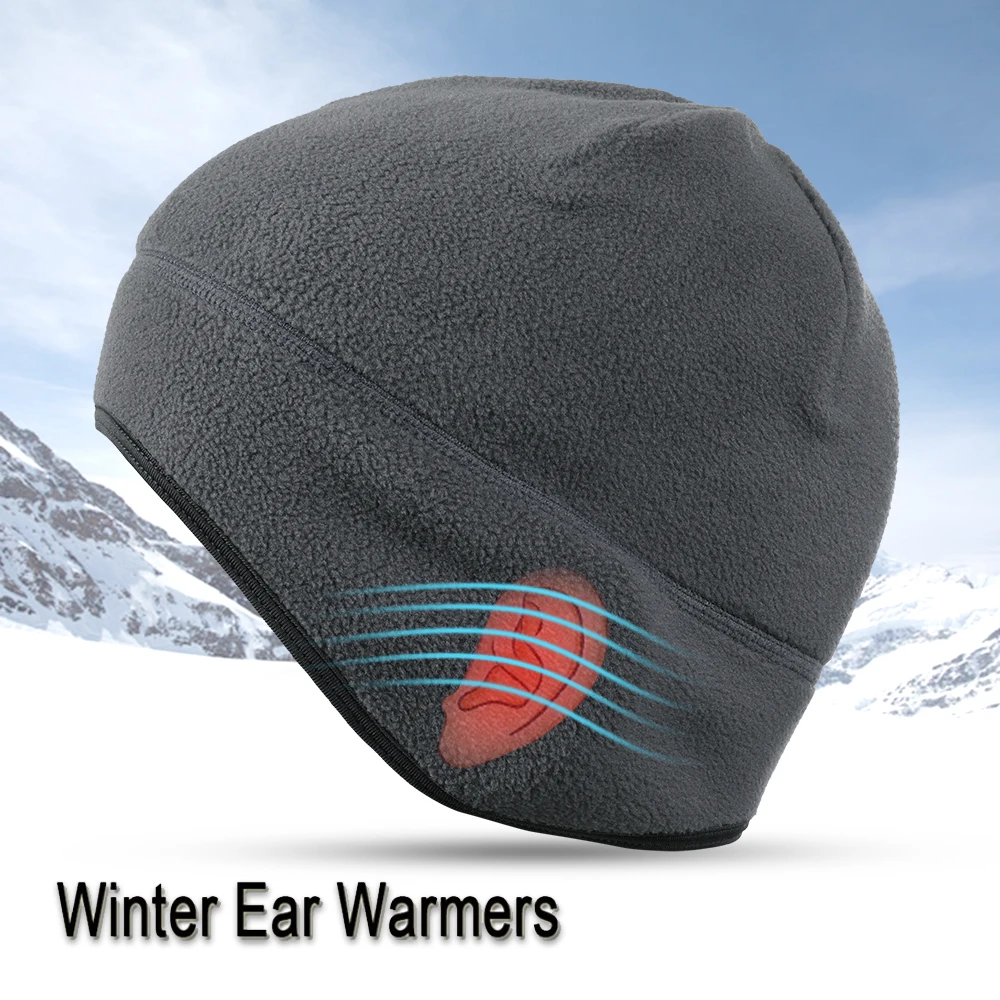 Gorro de lana de invierno para hombre y mujer, para ciclismo, tenis, Fitness, correr, gimnasio, cubierta cálida para las orejas, esquí, Snowboard, a prueba de viento - imagen 5