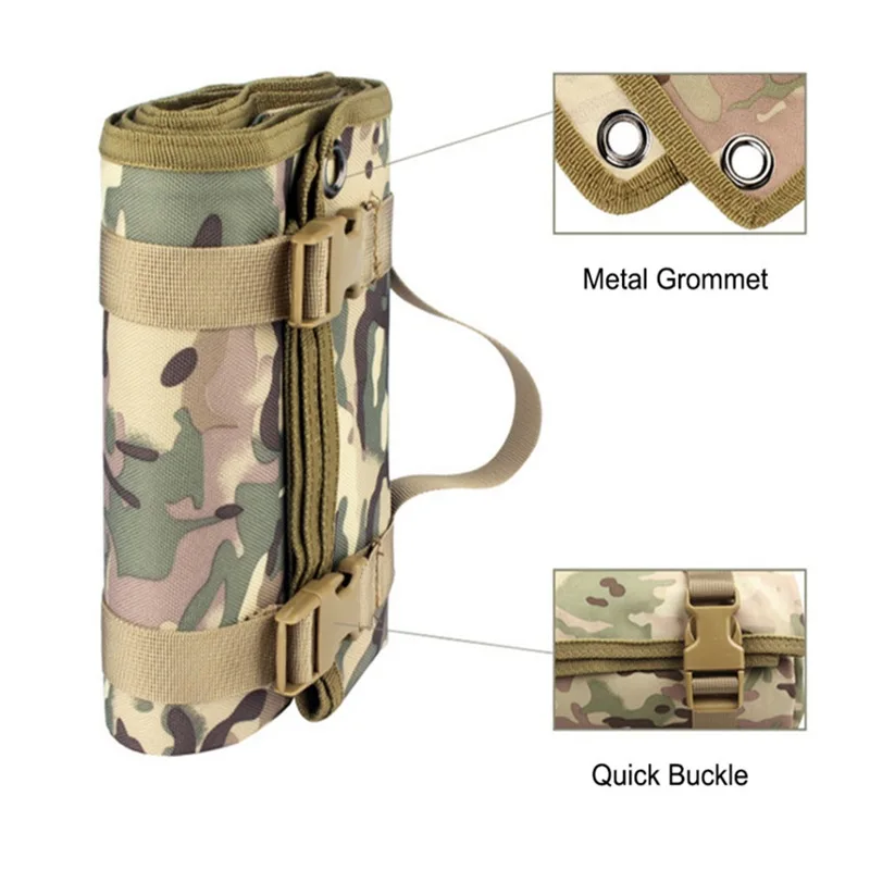 Alfombrilla de tiro táctica ligera enrollable para acampar, alfombrilla de caza, manta de Picnic impermeable, accesorios de caza, nailon 1000D - imagen 5