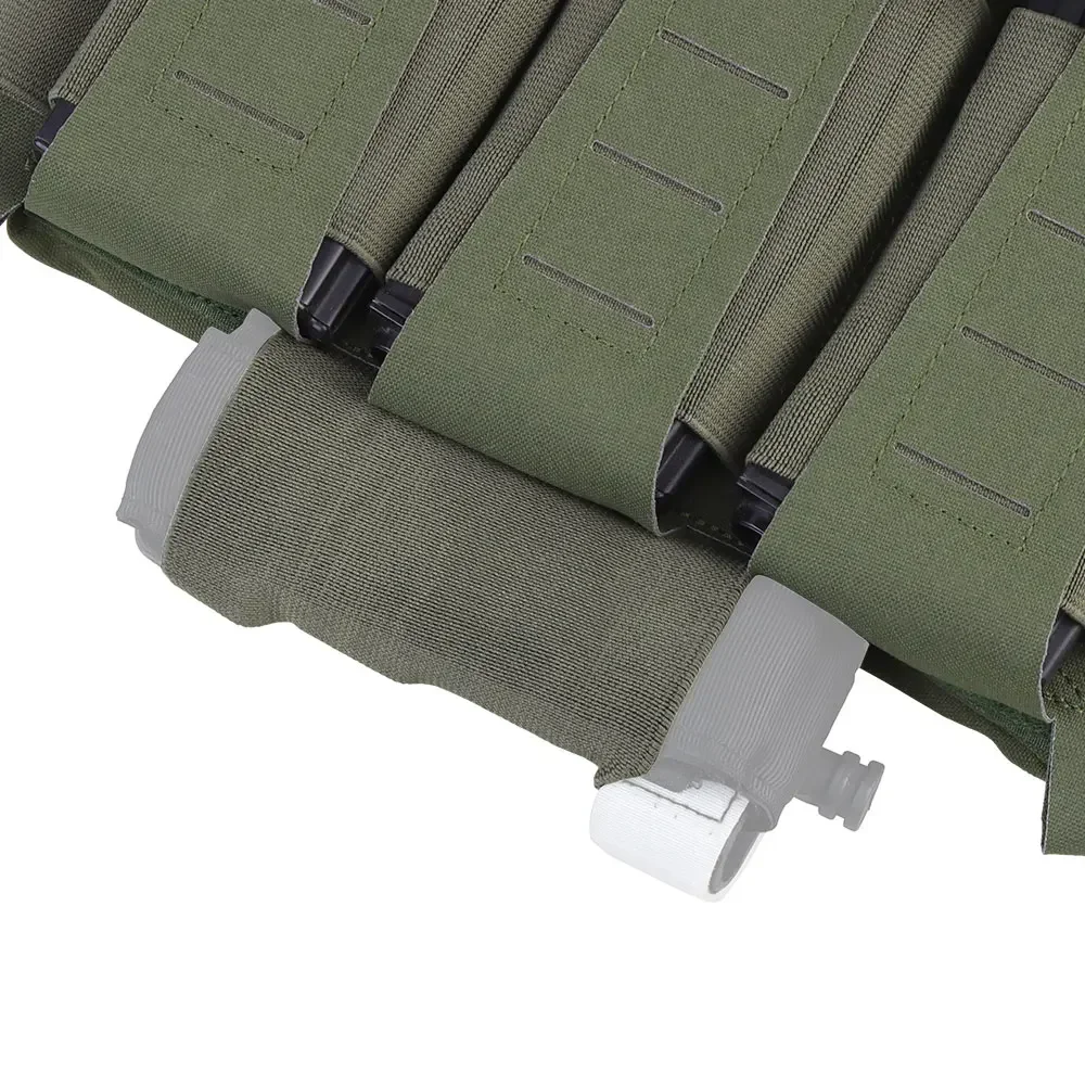 Triple 5,56-bolsa para revistas con soporte de torniquete, Panel frontal táctico elástico, ajustable, accesorios para chaleco de caza, equipo Airsoft - imagen 5