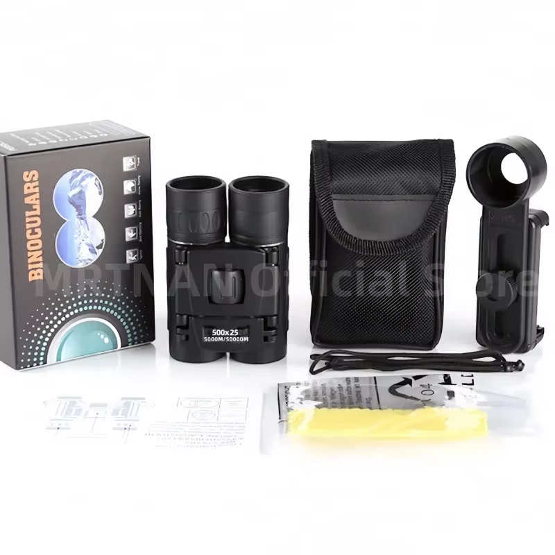 Monocular BAK4 HD plegable para baja luz, caza y montaña