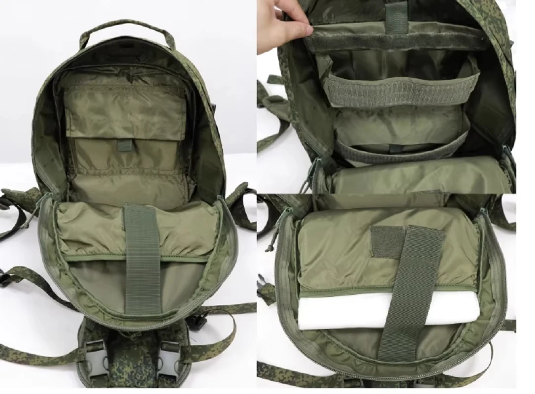 Bolsa táctica de 25L rusa 6sh117 EMR, bolsa de expansión para casco de hombro, bolsa de patrulla de asalto, mochila multifuncional Molle Little Green Man - imagen 5