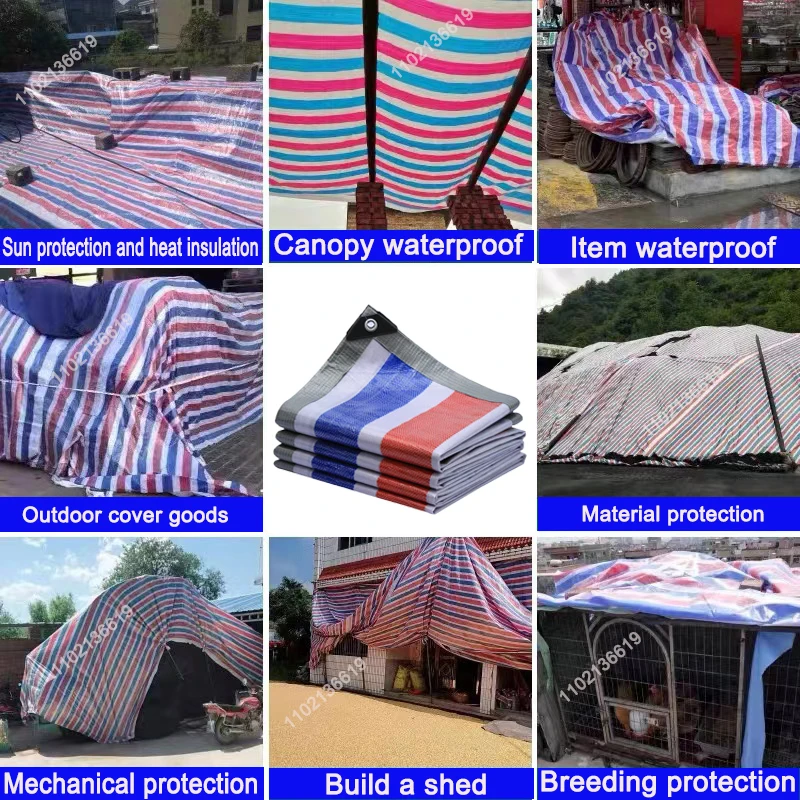 Lona impermeable transparente de PE, película impermeable de plástico para jardines, balcones, invernaderos, suculentas, mantiene el calor Trans - imagen 5