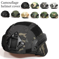 Funda táctica para casco MICH 2000 camuflaje compatible paintball