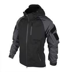 Deportes al aire libre humo verde azul marino noche camuflaje primavera otoño manga larga con capucha chaqueta con cremallera