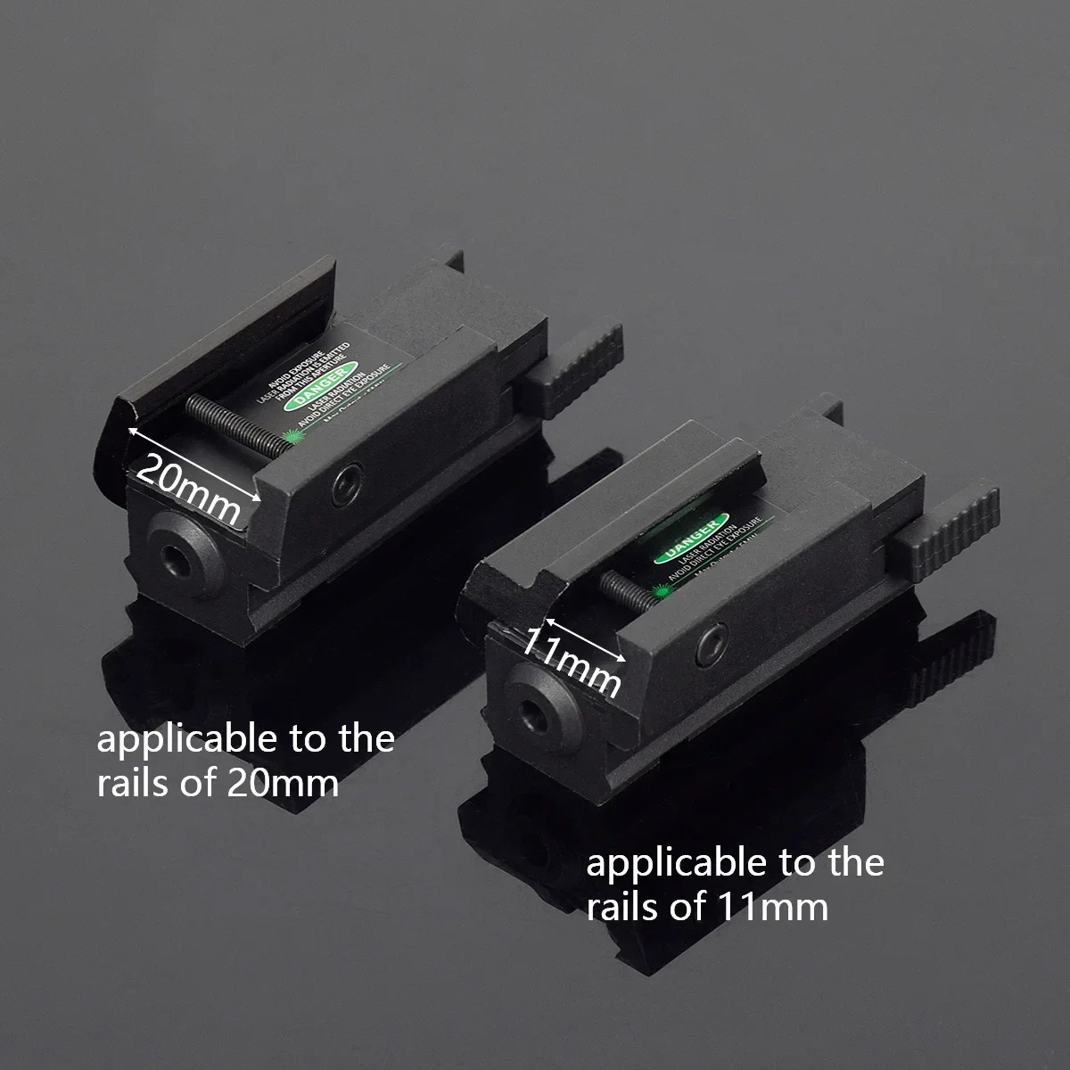 Láser de carga USB, mira de punto rojo verde, 11mm, 20mm, pistola de mano de caza táctil G 17 19, energía portátil recargable para exteriores - imagen 2