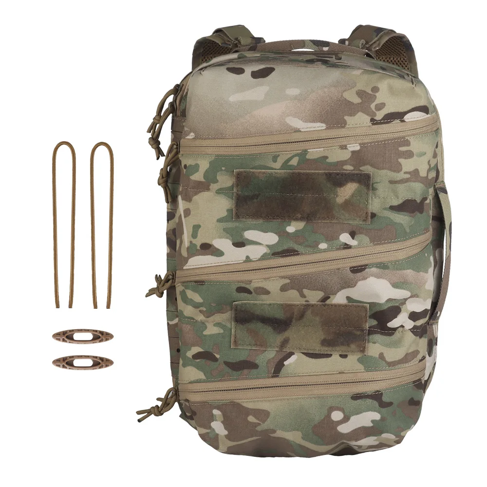 Bolsa DELTA estilo SS para caza al aire libre, mochila médica de asalto compacta táctica, pesca, Camping, motocicleta, Panel trasero multiusos - imagen 2