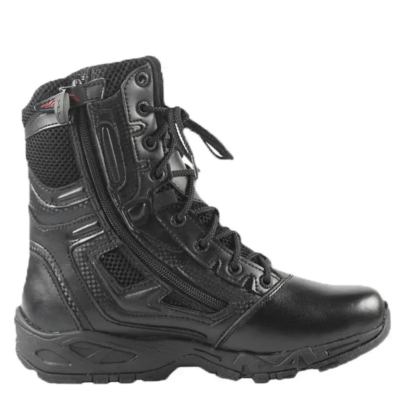 2025 botas tácticas para hombre, zapatos de seguridad negros para el desierto, botines de combate de asalto transpirables para motocicleta, talla 39-46 - imagen 5