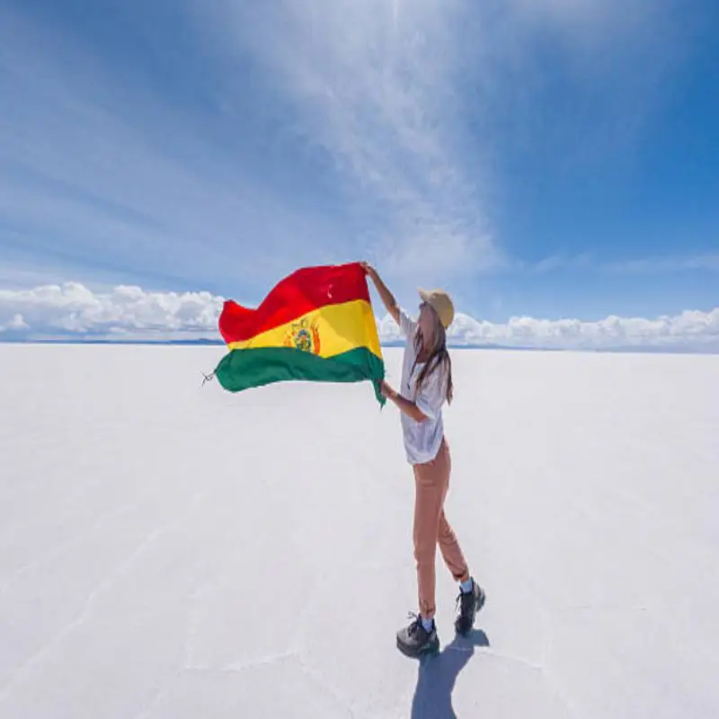 Bandera de Bolivia de 90x150cm, pancarta personalizada nacional de América del Sur