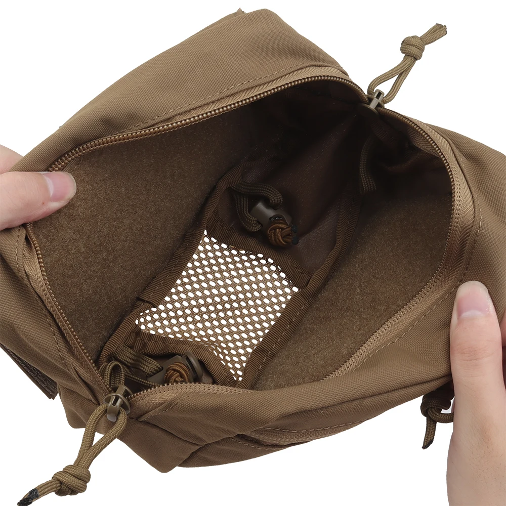 Portador de placa vertical táctico LV119, bolsa de placa de malla, faja de liberación rápida, bolsa Triple para revistas, configuración de bolsa de caída GP - imagen 4