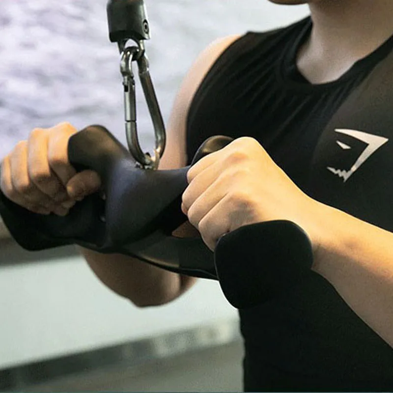 Accesorios de Cable de polea de barra extraíble LAT con mangos multiagarre, equipo de entrenamiento de muñeca para bíceps y tríceps para gimnasio en casa - imagen 2