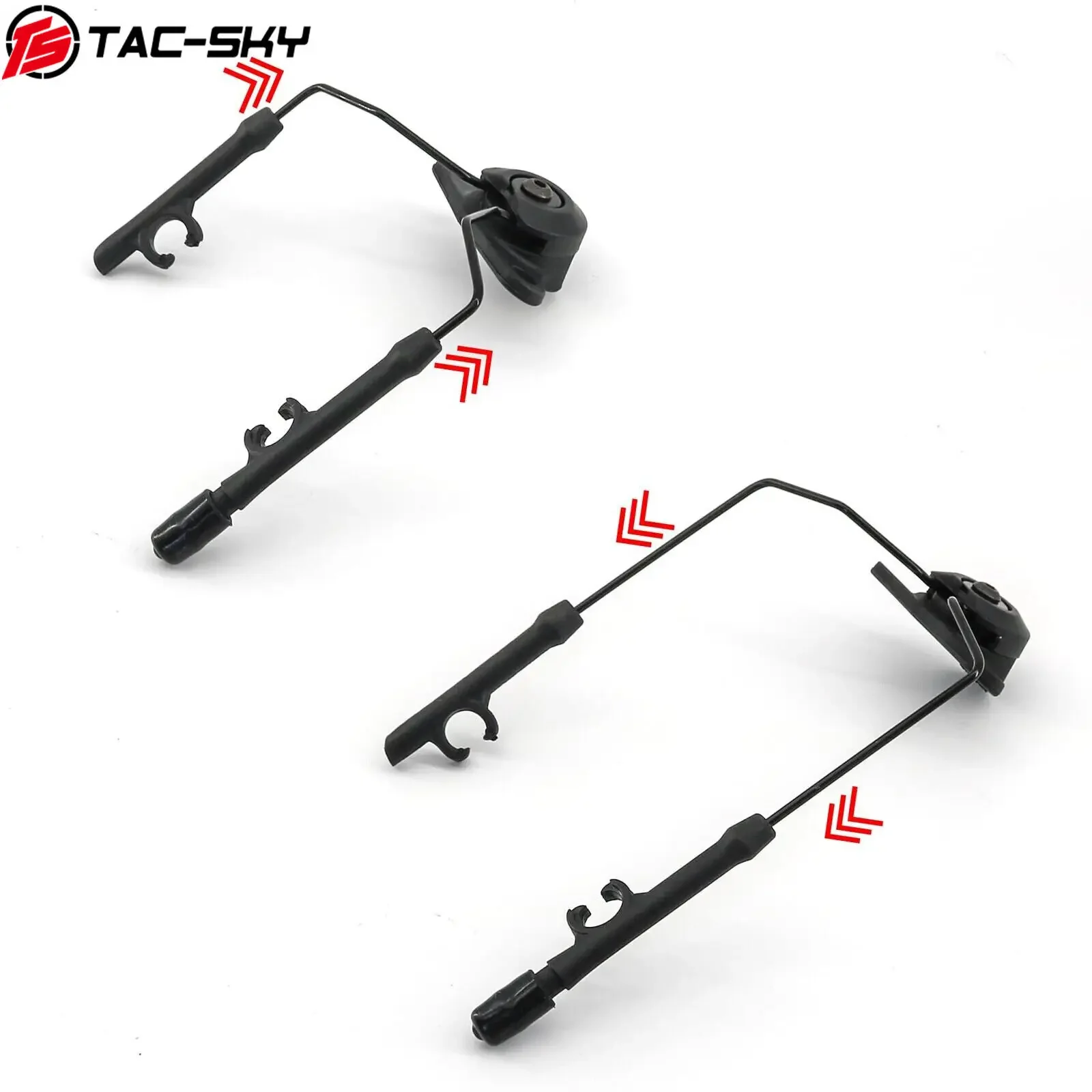 Adaptador de riel para casco táctico TS TAC-SKY (binario ARC/carril MLOK/carril WENDY) soporte MARK 2,0 para auriculares tácticos de la serie COMTA - imagen 4