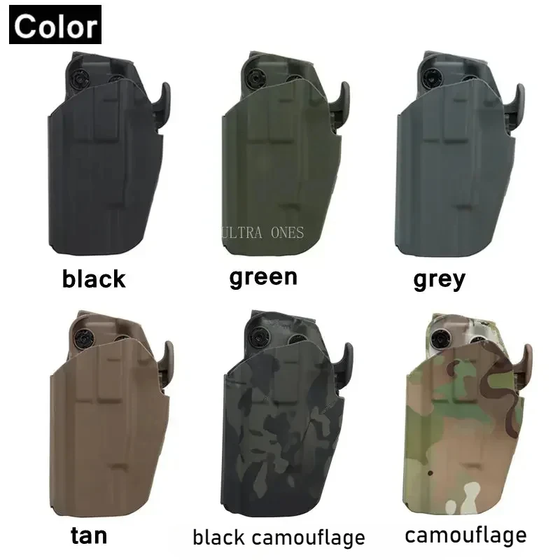 Funda de pistola táctica para GLock 17 20 21 22 37 SIG P226, fundas de cintura para pistola de tiro de caza, funda para pistola de combate Airsoft - imagen 2