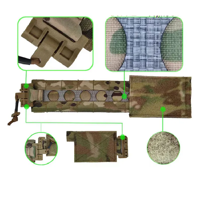 Equipo de chaleco táctico LV119 FCSK JPC, cubierta de liberación rápida, portador de placa, cubierta de cintura Cummerbund, accesorios de chaleco Airsoft FCPC - imagen 5