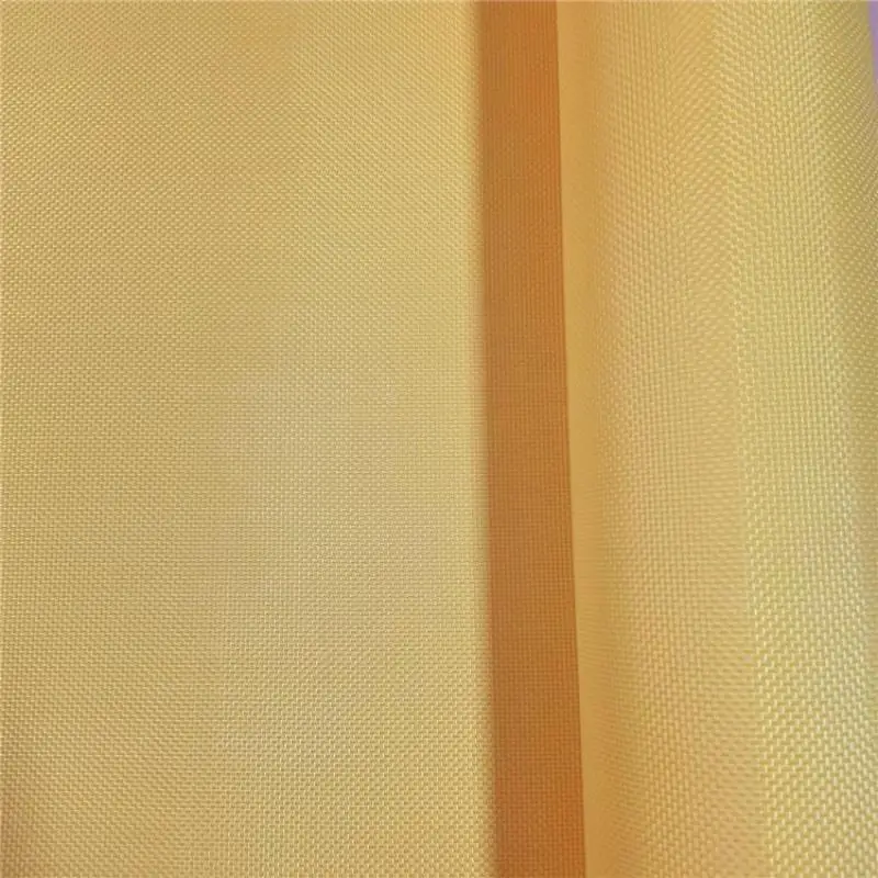 Tela de fibra a prueba de cortes de aramida, tejido liso amarillo, 400gsm, 3000D - imagen 4