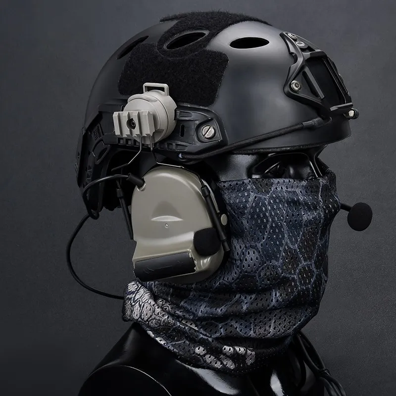 WADSN-auriculares tácticos Comtact II para casco, cascos reductores de ruido con soporte, CSS, U94, PTT - imagen 5